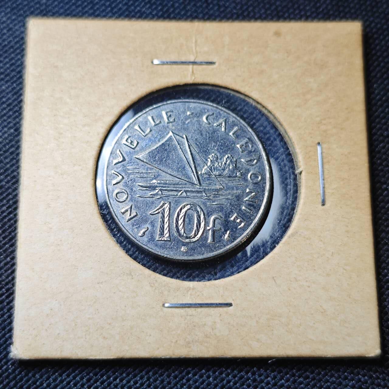 KK钱币收藏小铺 第382期  2月预留时间 周末发货  1986新喀里多尼亚10法郎