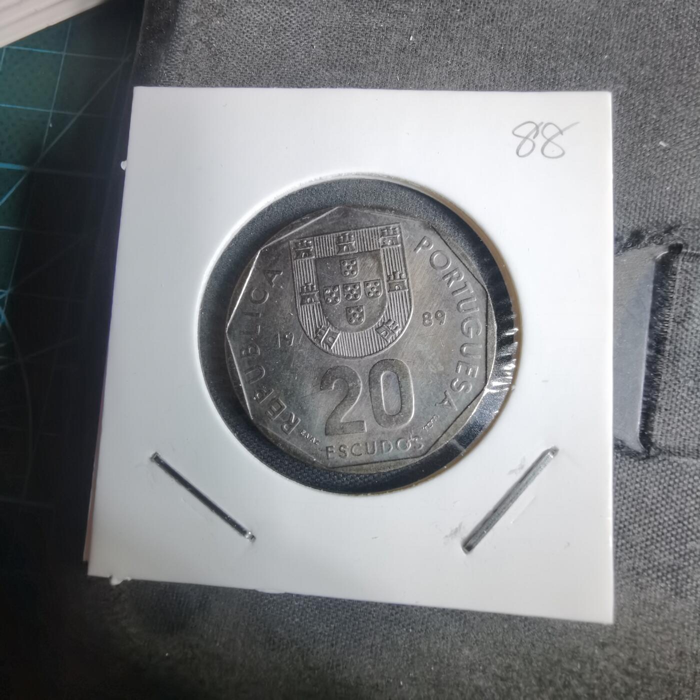 沼泽如烟--第937场 葡萄牙1989年20埃斯库多