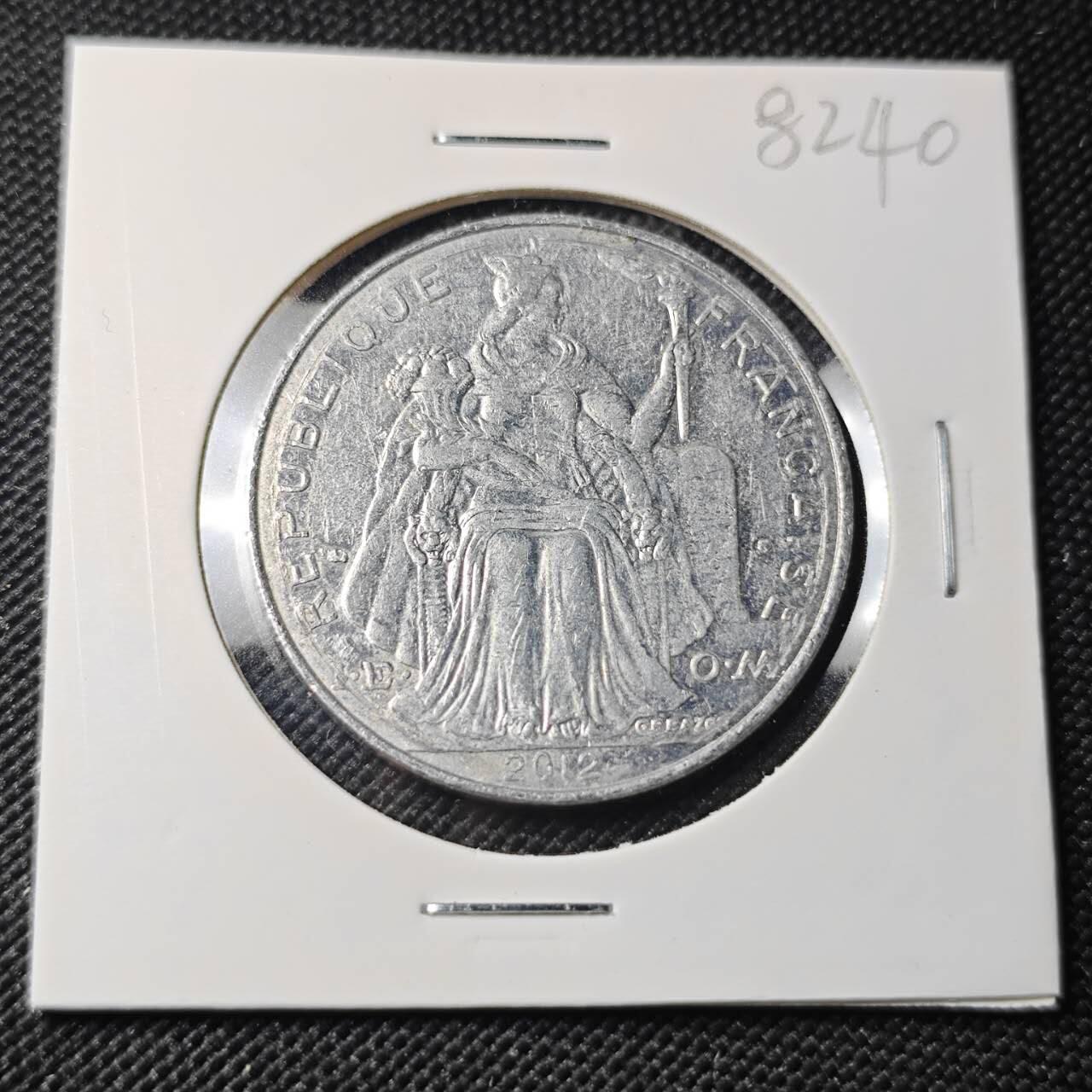 KK钱币收藏小铺 第382期  2月预留时间 周末发货  2012新喀里多尼亚5法郎