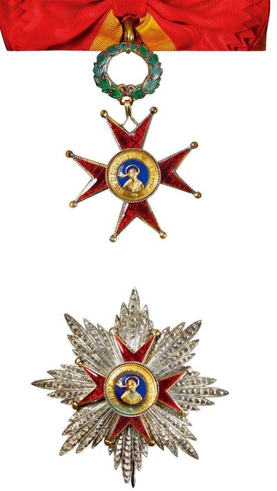 中贸圣佳2025年秋季拍卖会 众妙 - 19世纪 梵蒂冈圣格里高利银质勋章一组两枚