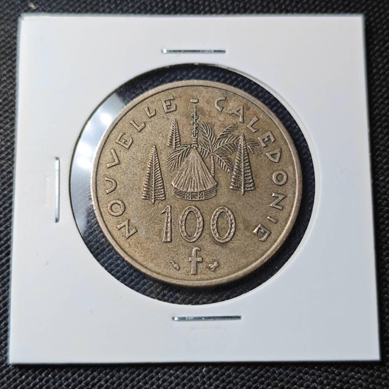 KK钱币收藏小铺 第382期  2月预留时间 周末发货   1996新喀里多尼亚100法郎