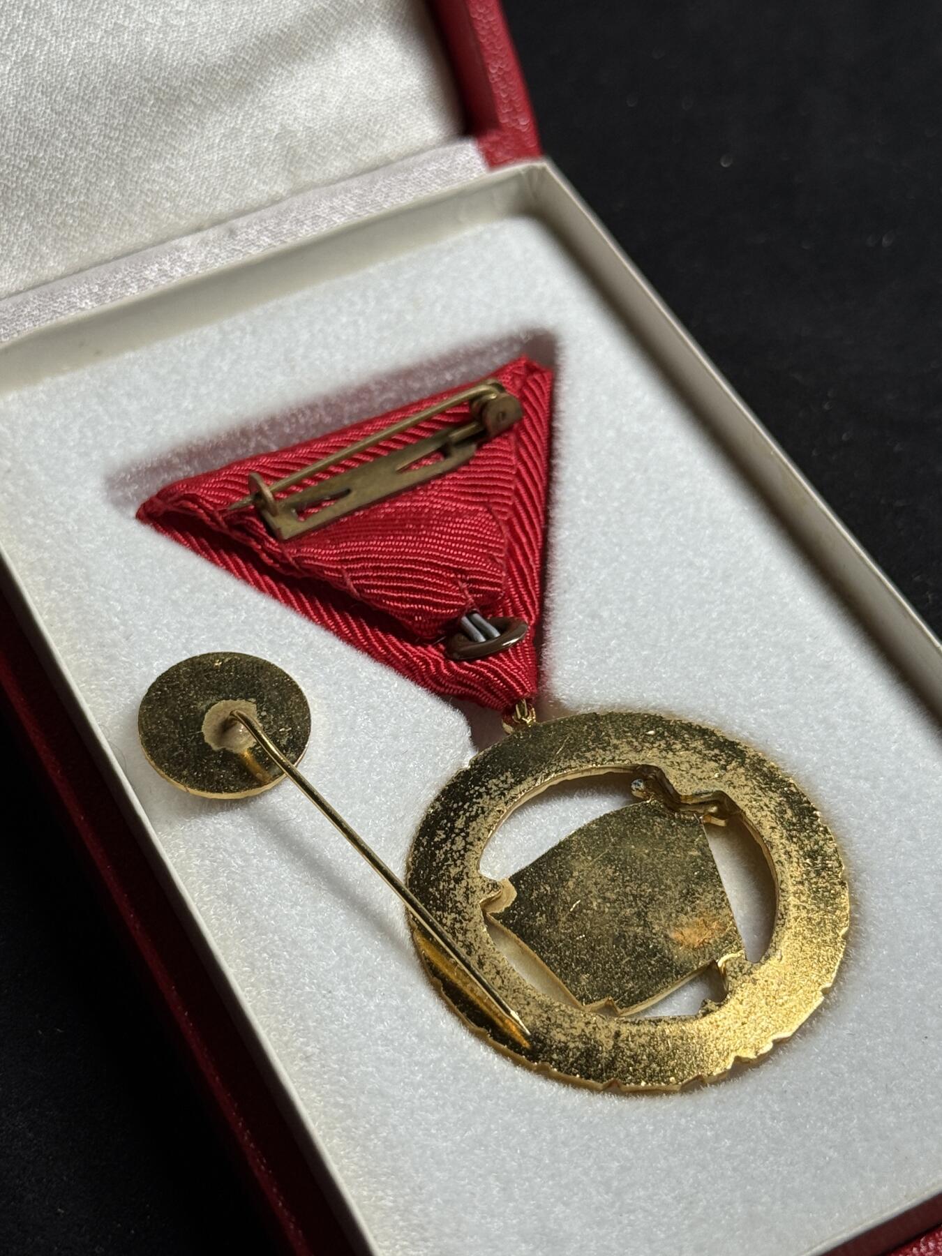 欢庆元旦！戎马世界章牌大赏第109期元旦大拍 匈牙利优秀青年领袖奖章