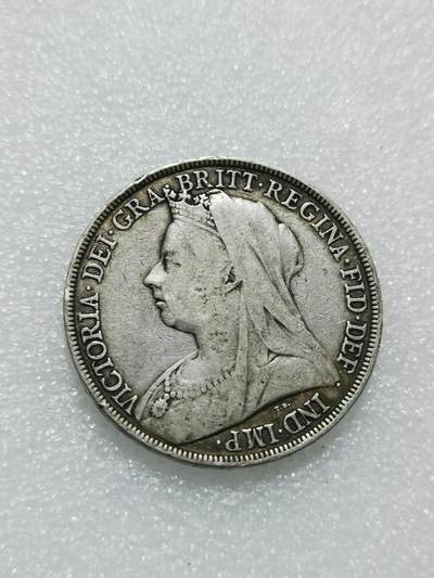 天下钱庄专场欢迎参拍 - 英国维多利亚披纱马剑银币