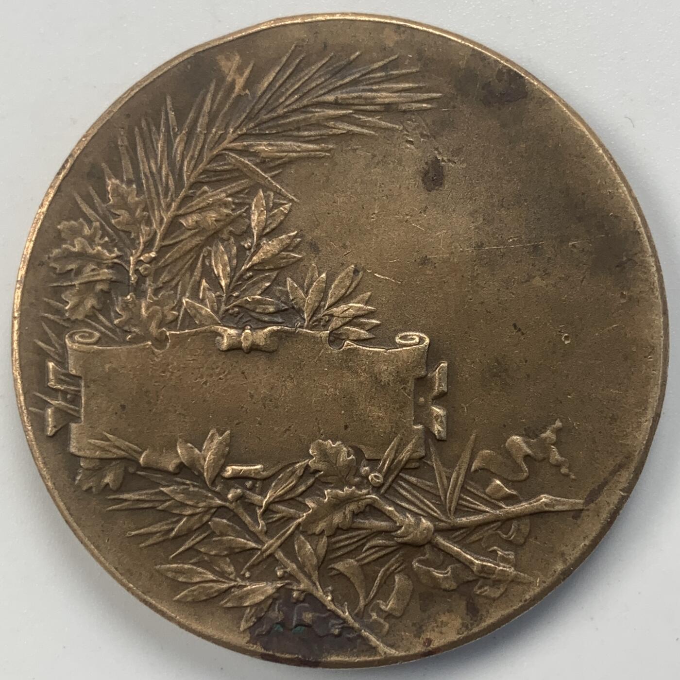 掌中浮雕-藏着的欧洲第046场 法国女神铜章，41.7mm，30.6g，大师皮耶作品