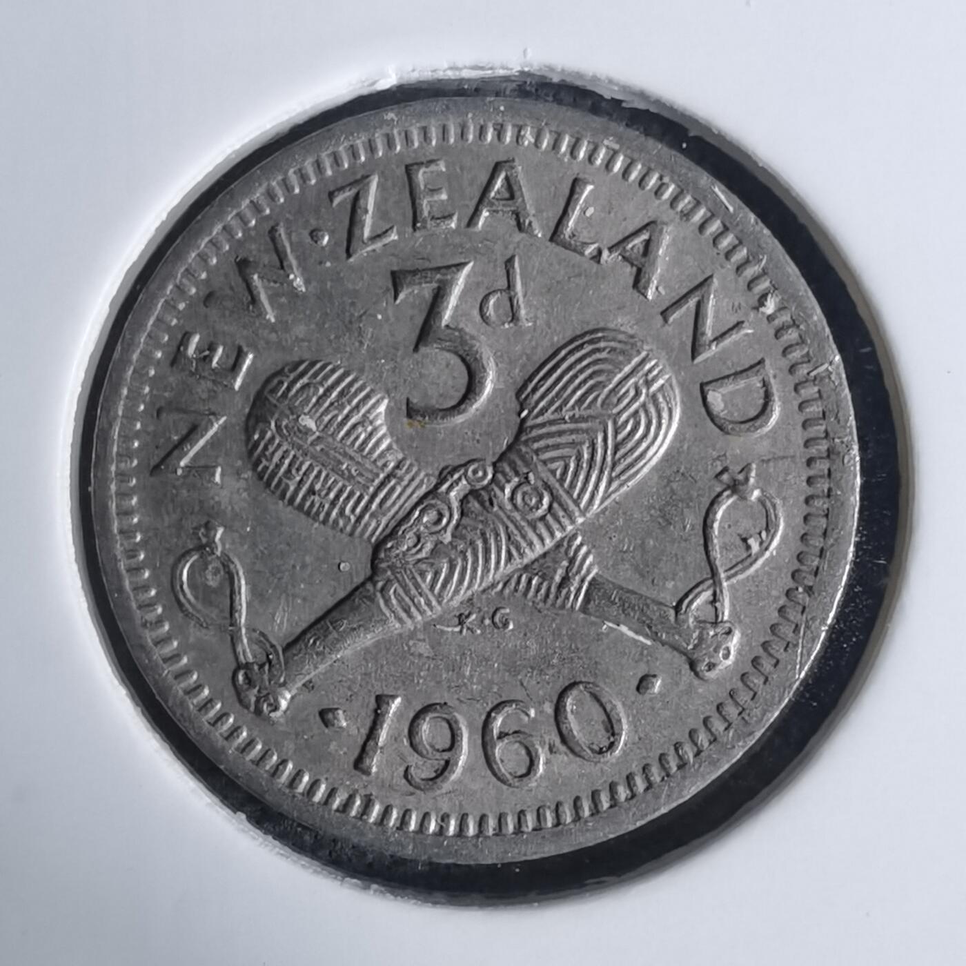 沼泽如烟--第936场 新西兰1960年3便士