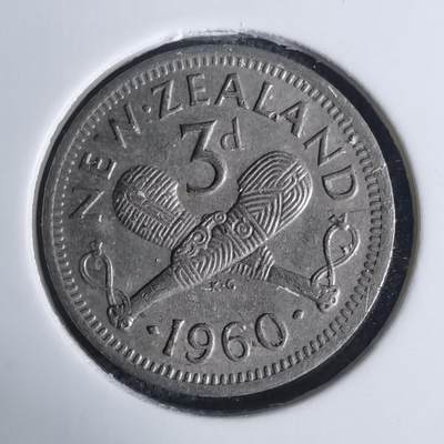 沼泽如烟--第936场 - 新西兰1960年3便士