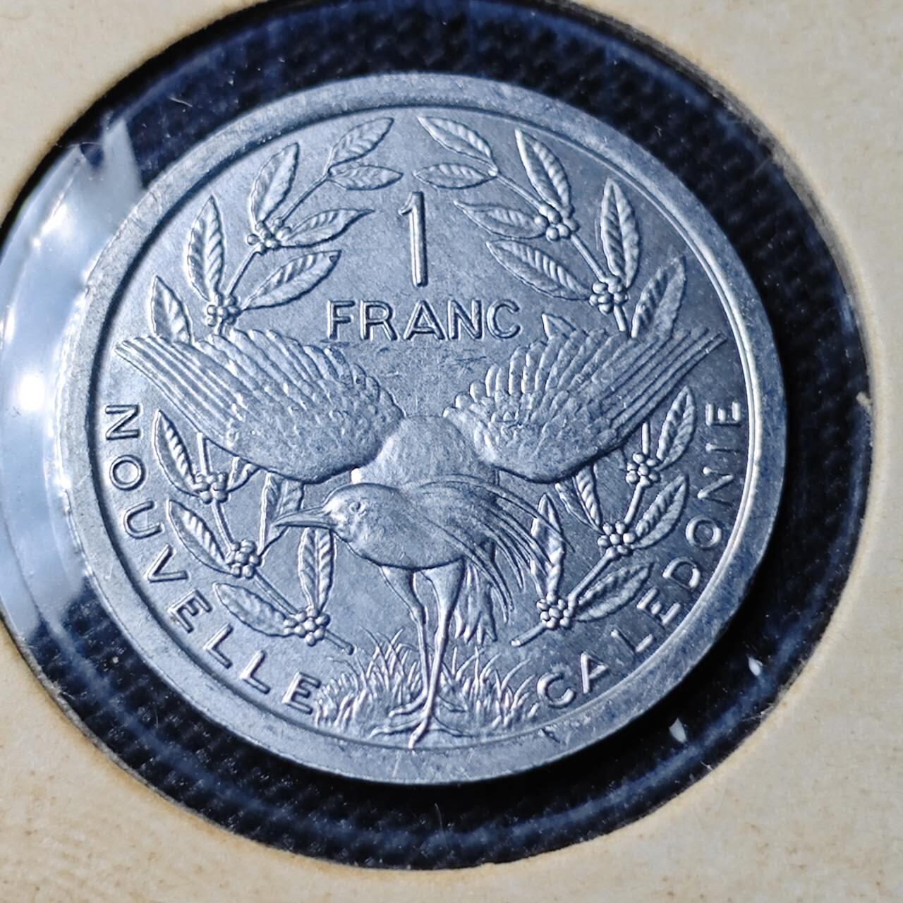 KK钱币收藏小铺 第382期  2月预留时间 周末发货  1982新喀里多尼亚1法郎