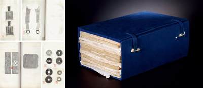 中贸圣佳2025年秋季拍卖会 争辉 中国历代古钱 - 清中后期 陈介祺、潘祖荫等名家历代古钱集拓一函十二册