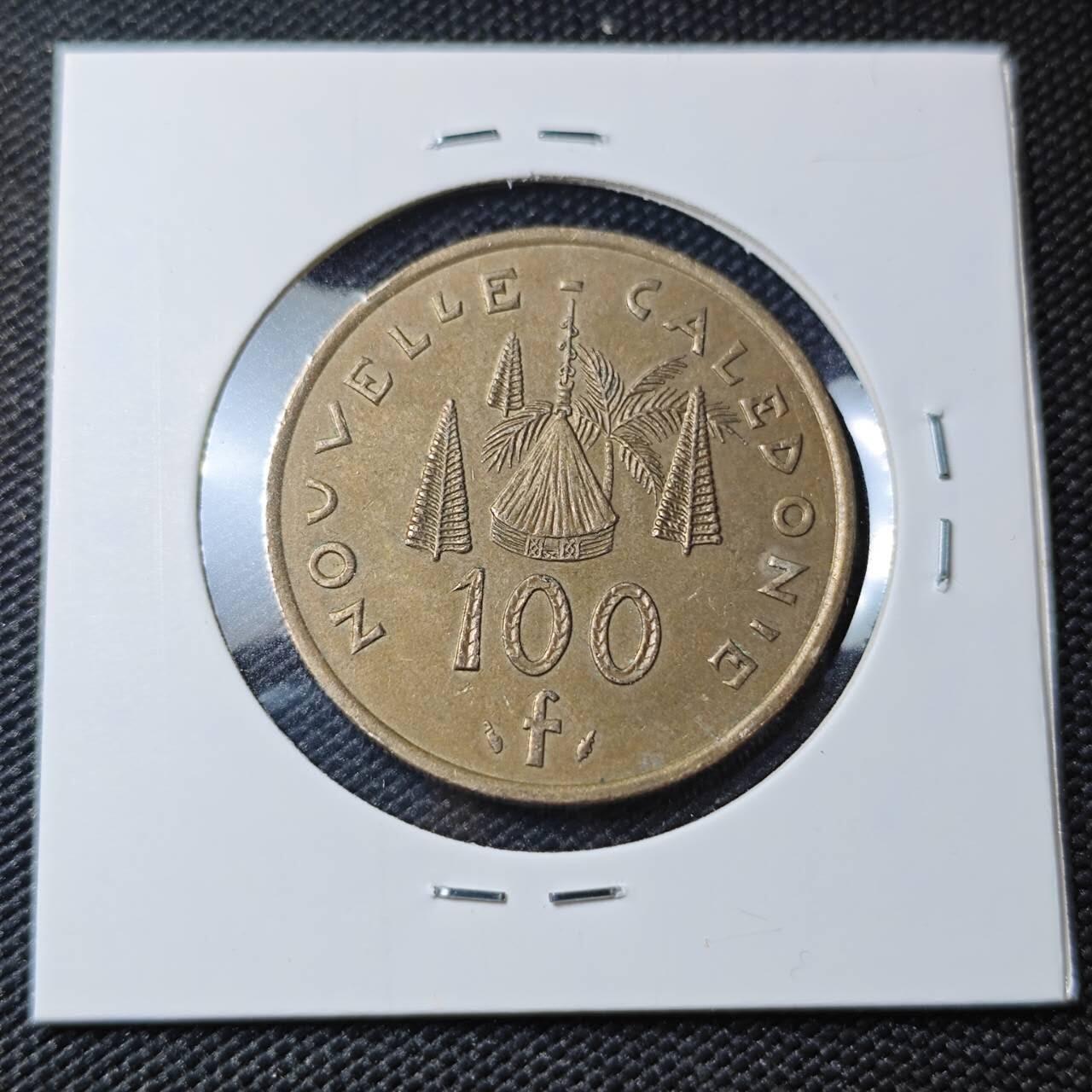 KK钱币收藏小铺 第382期  2月预留时间 周末发货   1994新喀里多尼亚100法郎