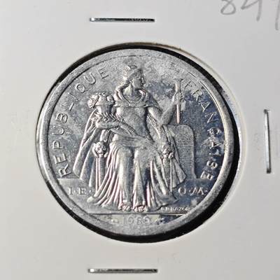 KK钱币收藏小铺 第382期  2月预留时间 周末发货 -  1989新喀里多尼亚2法郎