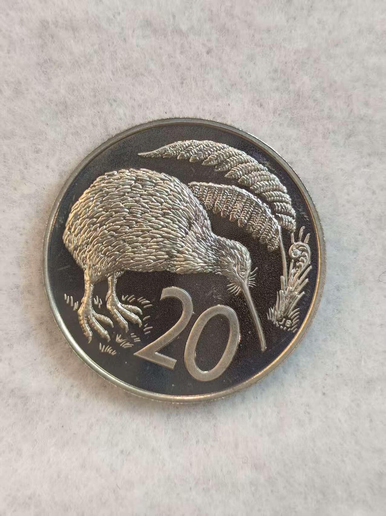 G&W世界散币，银币处理专场（第39场） 新西兰1983年20分  精致