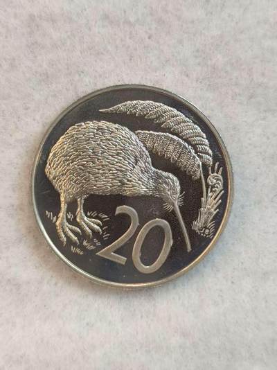 G&W世界散币，银币处理专场（第39场） - 新西兰1983年20分  精致