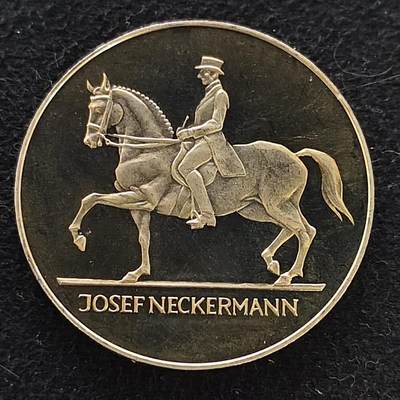 【全场包邮】纯粹捡漏拍486场（免费代拍第23场） - 【纪念章】德国联邦德国1992年约瑟夫·内克曼体育25周年精制纪念章