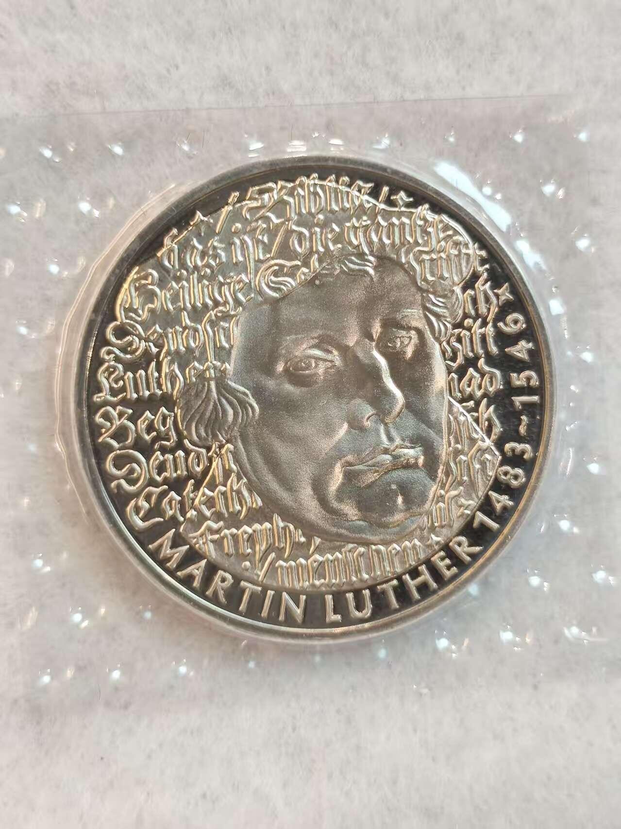 G&W世界散币，银币处理专场（第39场） 德国1983年5马克  马丁路德诞辰500周年