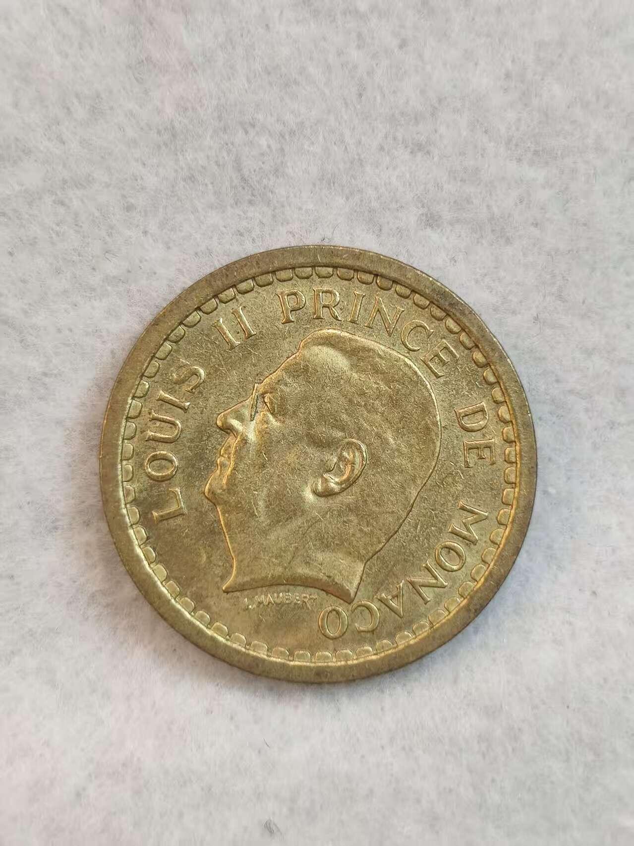 G&W世界散币，银币处理专场（第39场） 摩纳哥路易二世2法郎