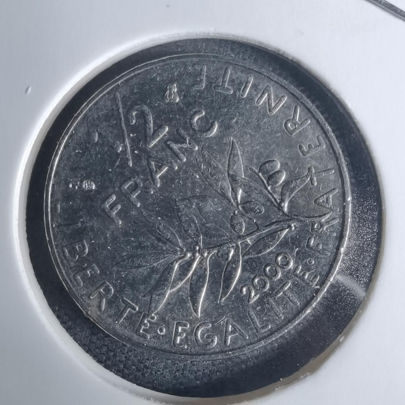 沼泽如烟--第936场 法国2000年二分之一法郎