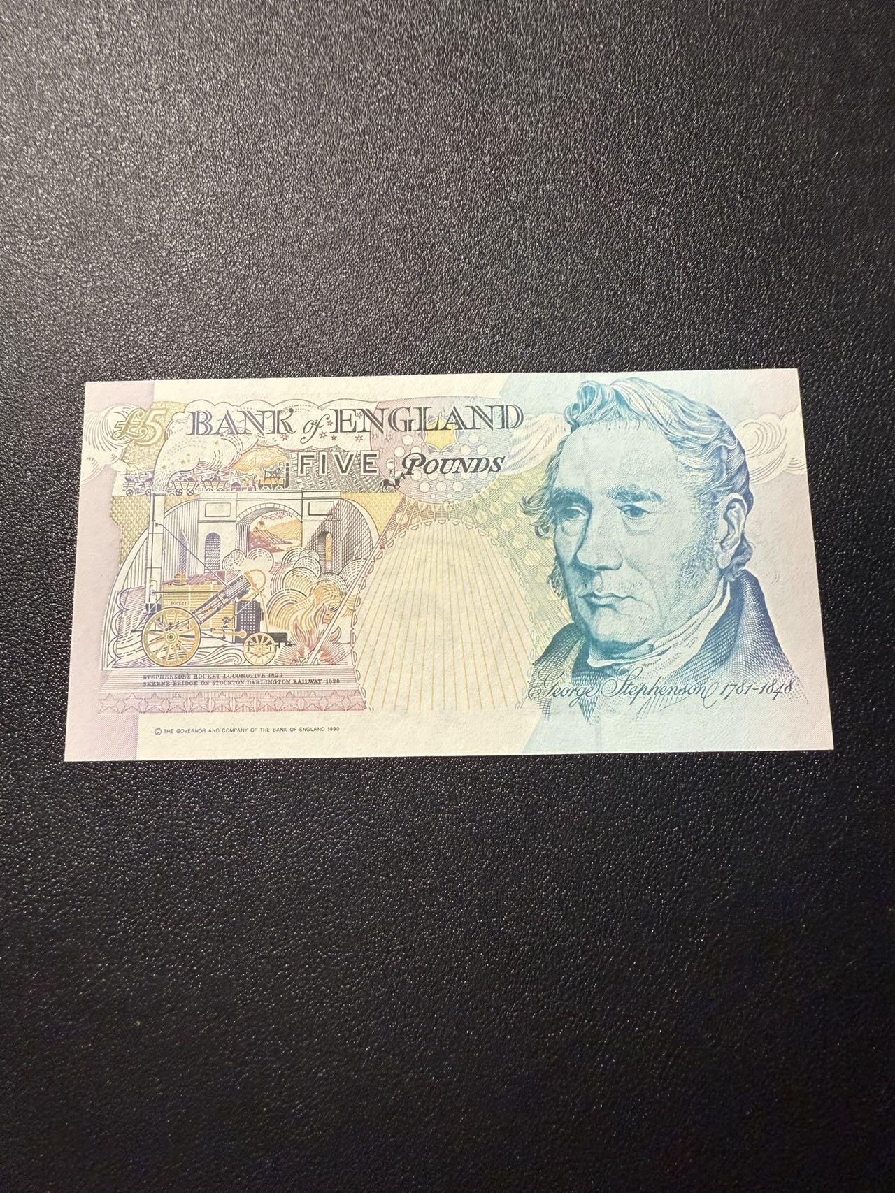 第14期 库存低价起拍 英国E序 5镑 全新unc- 282