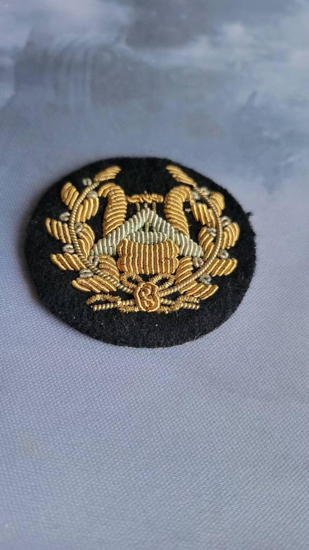 嘉宝良覃世界勋赏第19期拍卖 日本二战军乐官刺绣帽徽