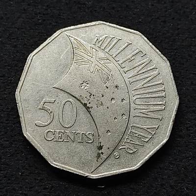 【全场包邮】纯粹捡漏拍486场（免费代拍第23场） - 澳大利亚2000年50分千禧年纪念币