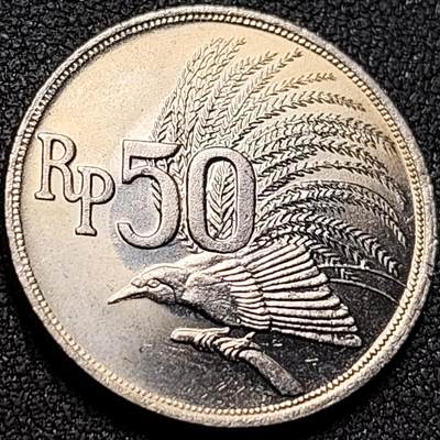 泉币菌-第149场-精品福利场 - 原光 印度尼西亚 1971年50卢比 24mm