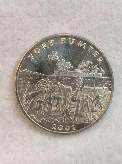 G&W世界散币，银币处理专场（第39场） - 利比里亚2001年5元  美国1861年萨姆特堡战役