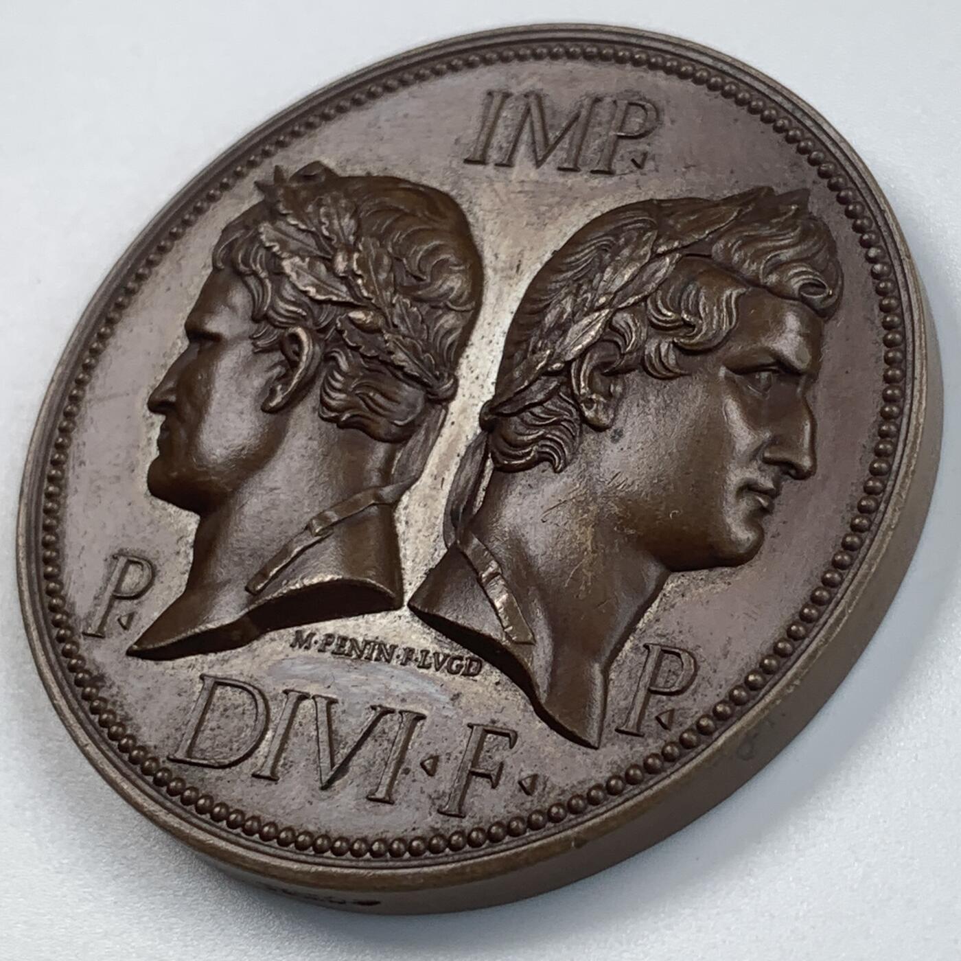 掌中浮雕-藏着的欧洲第046场 1844年法国第十二届科学大会纪念铜章，50mm