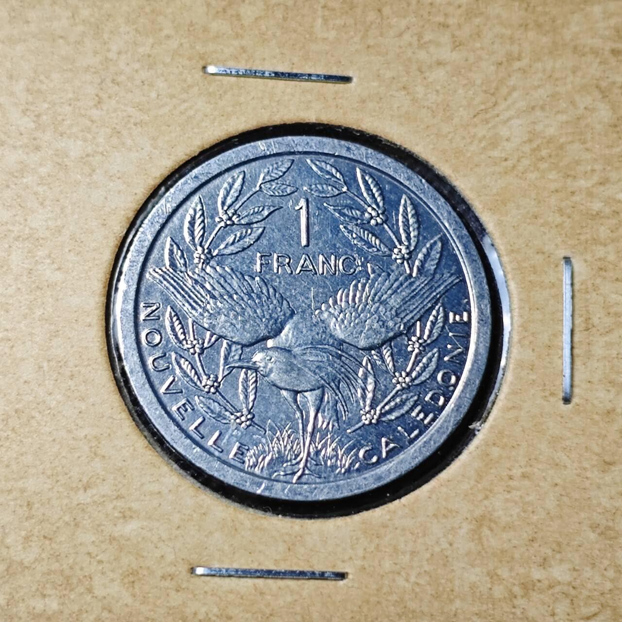 KK钱币收藏小铺 第382期  2月预留时间 周末发货  1983新喀里多尼亚1法郎