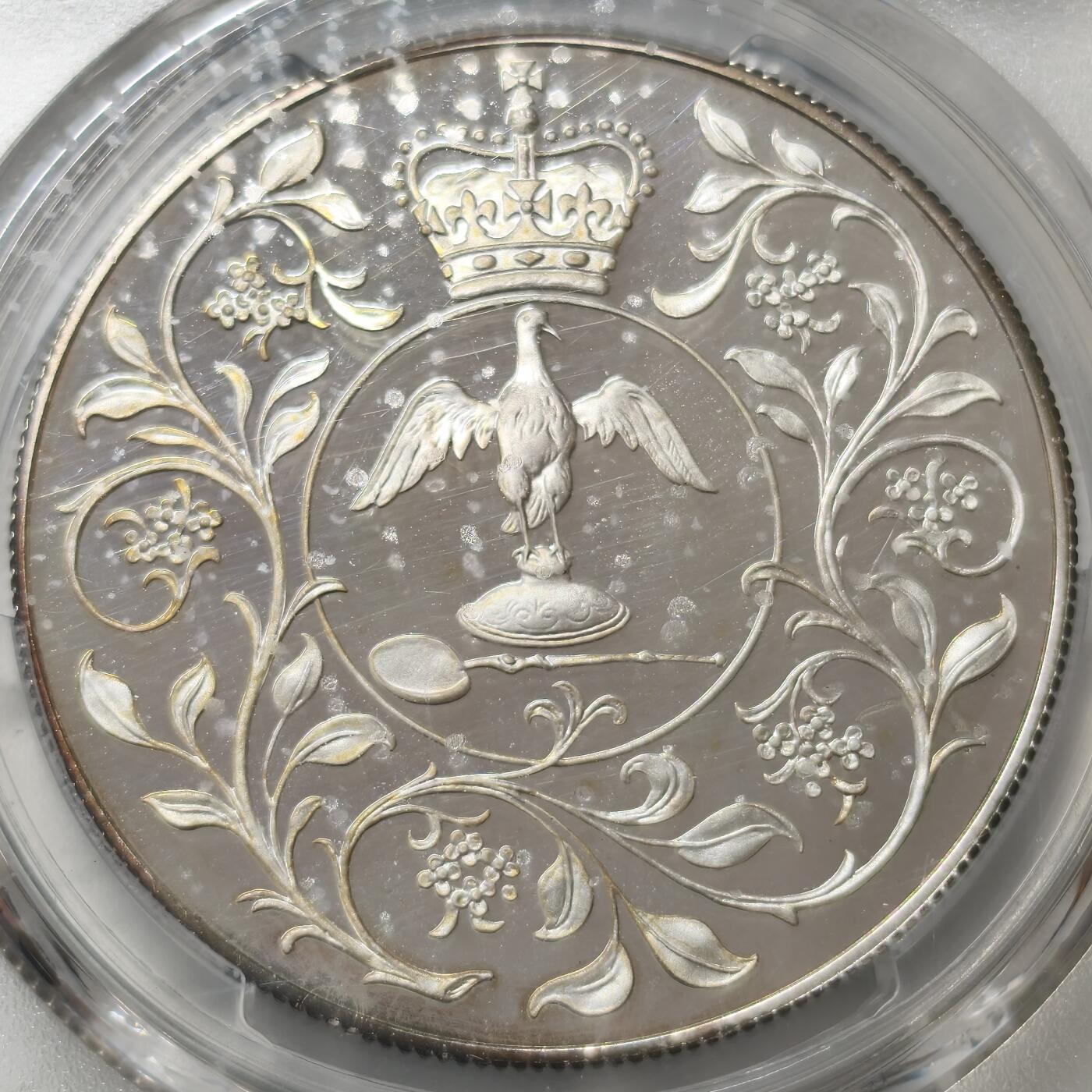 老蟹的宝藏🏴‍☠️ V PCGS PR68DCAM 英国1977年克朗银币