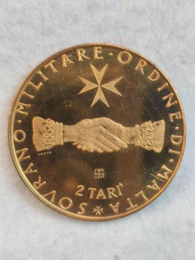 G&W世界散币，银币处理专场（第39场） - 马耳他骑士团1968年2塔拉  FAO