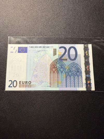 第14期 库存低价起拍 - 2002年20欧 一签芬兰 稀少 au 品相如图