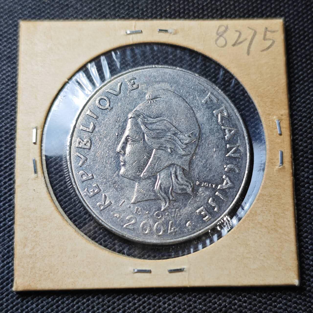 KK钱币收藏小铺 第382期  2月预留时间 周末发货 2004新喀里多尼亚50法郎