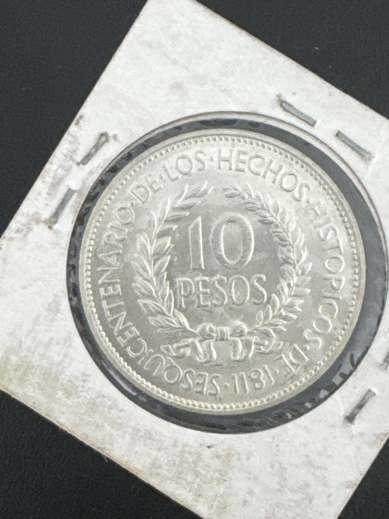 ❤️【币观天下】❤️ 第335期钱币拍卖- 2025.12.19周五晚上6点半场-长期征集拍品 乌拉圭1961年银币