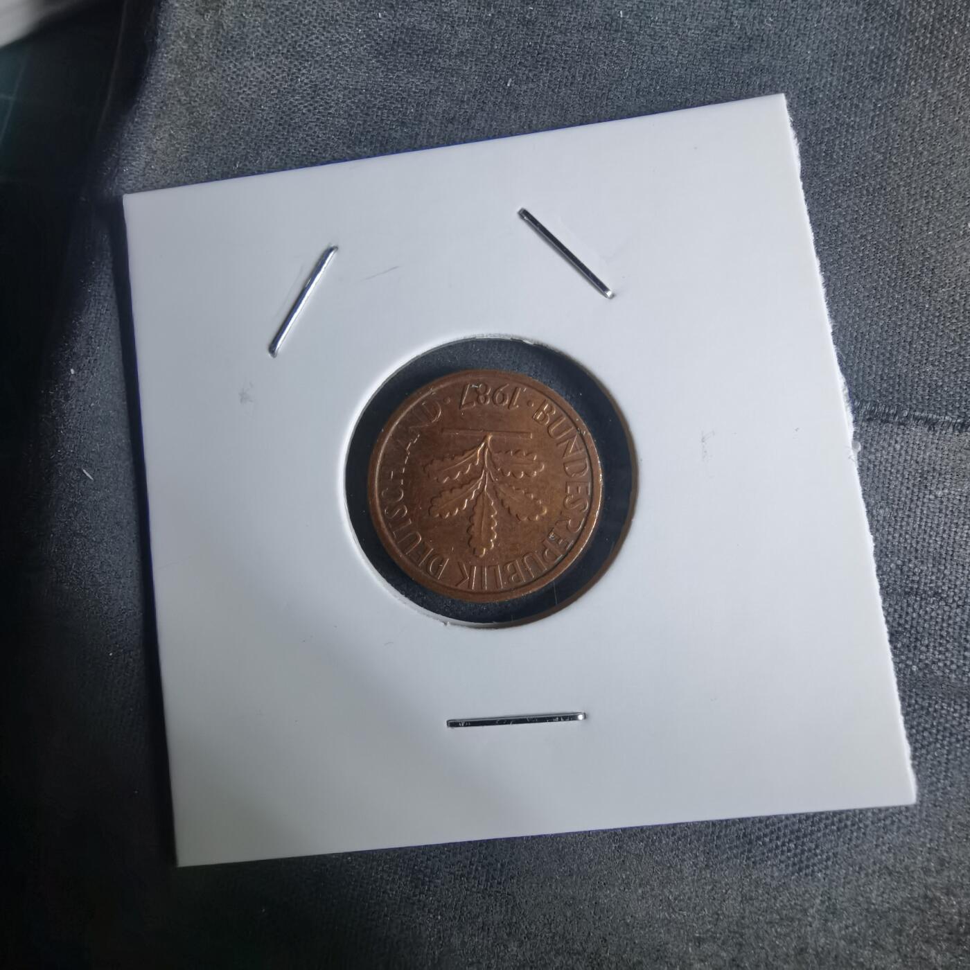 沼泽如烟--第936场 德国1987年1芬尼