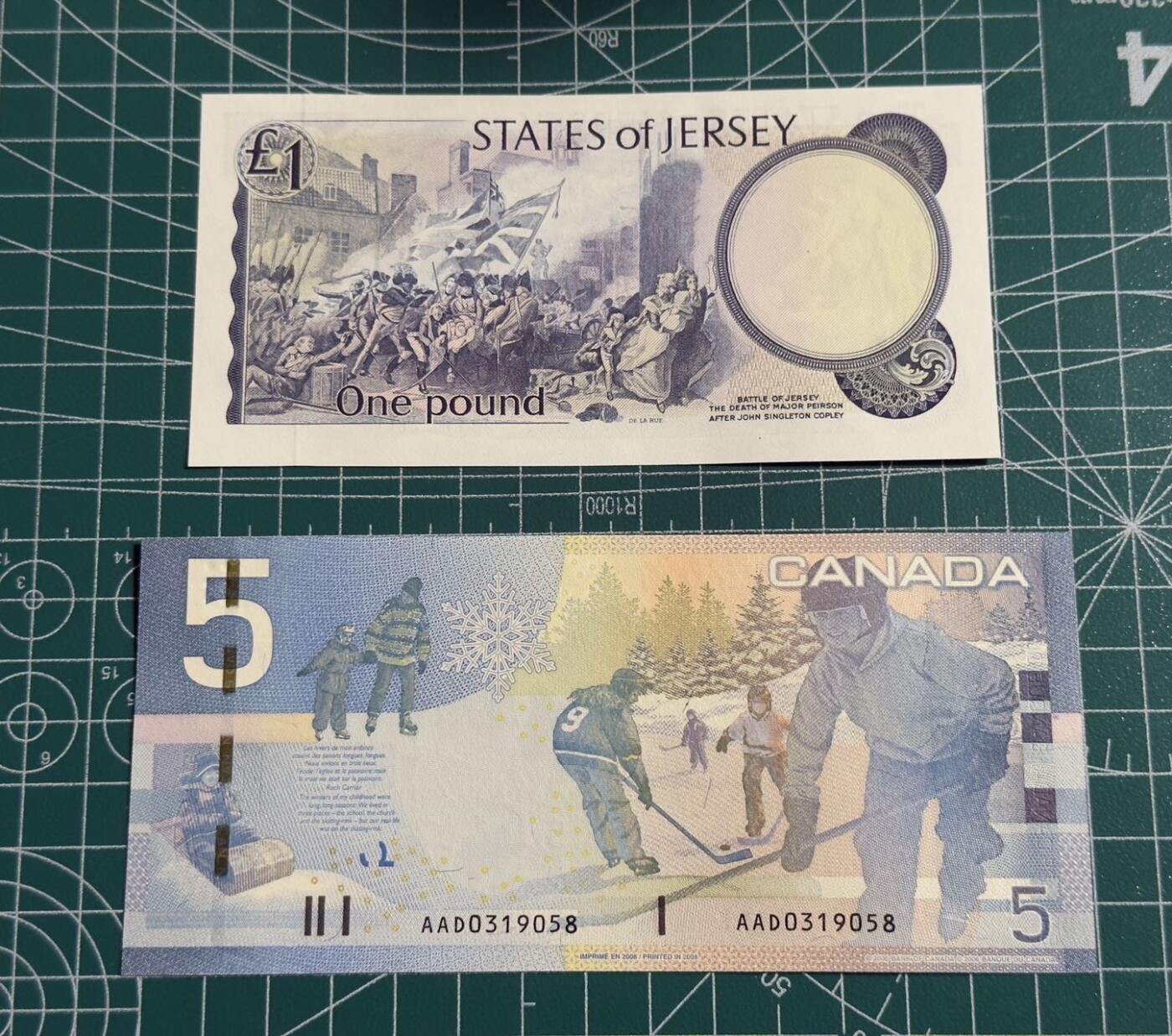 【礼羽收藏】🌏世界钱币拍卖第116期 泽西加拿大小面值两张无4.7尾8unc品相