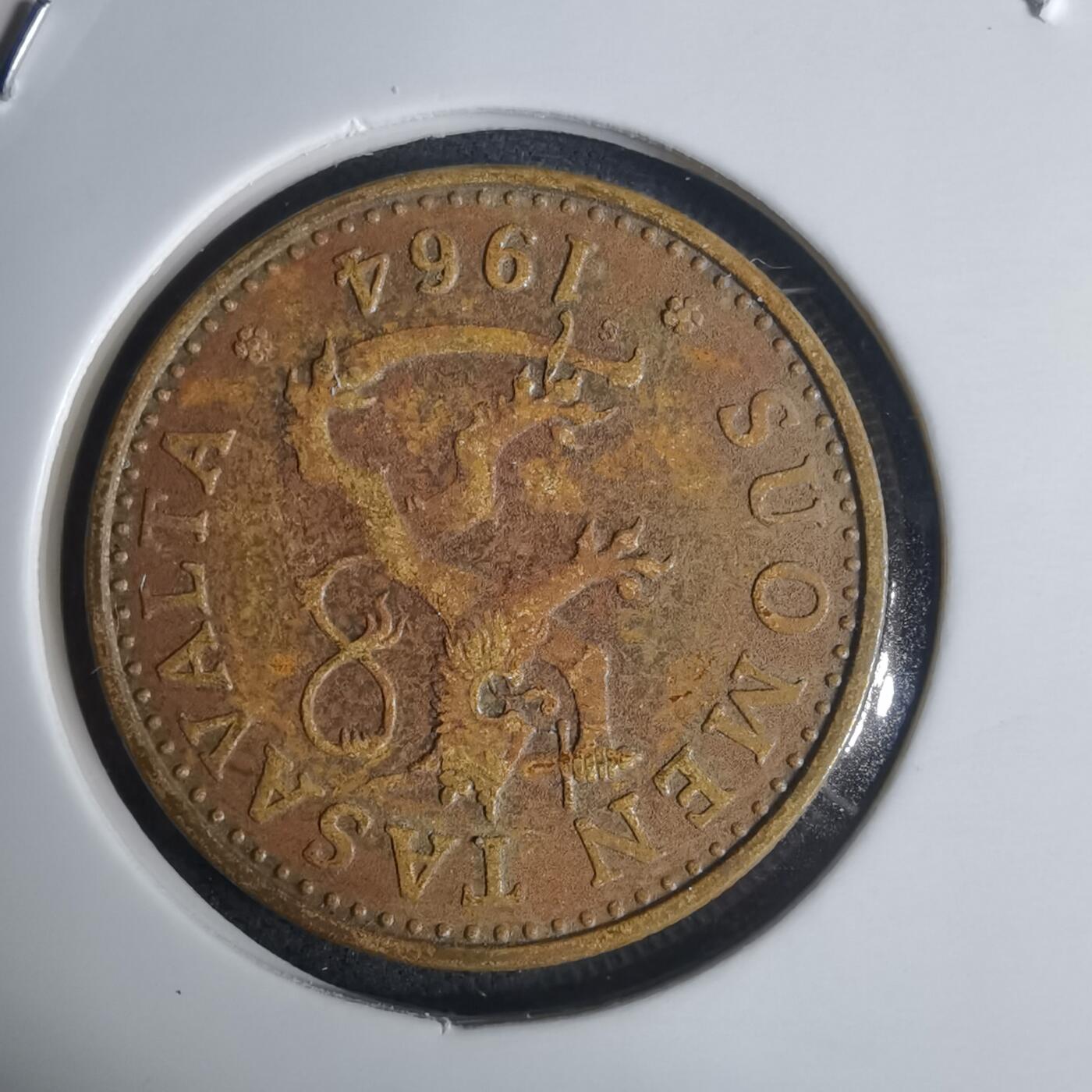 沼泽如烟--第936场 芬兰1964年20芬尼