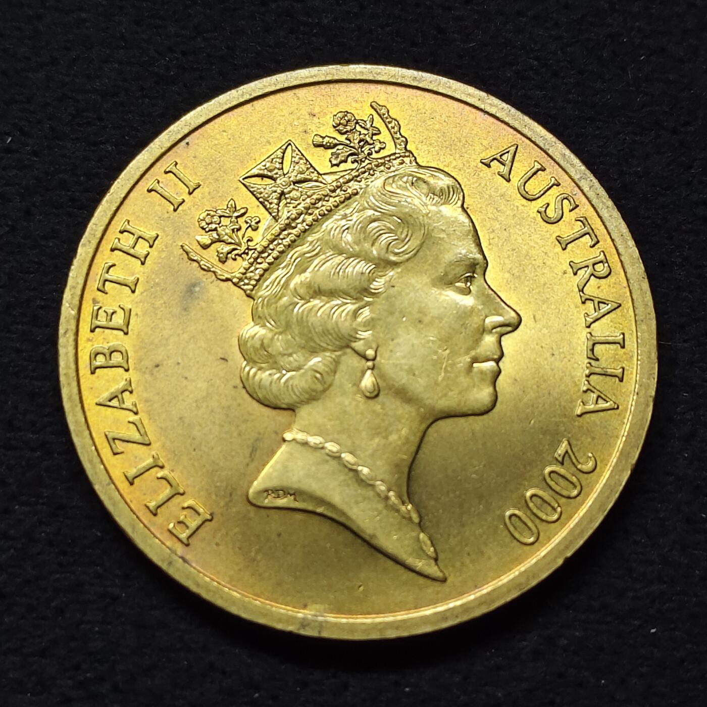 【全场包邮】纯粹捡漏拍486场（免费代拍第23场） 澳大利亚2000年5元悉尼奥运会举重纪念币