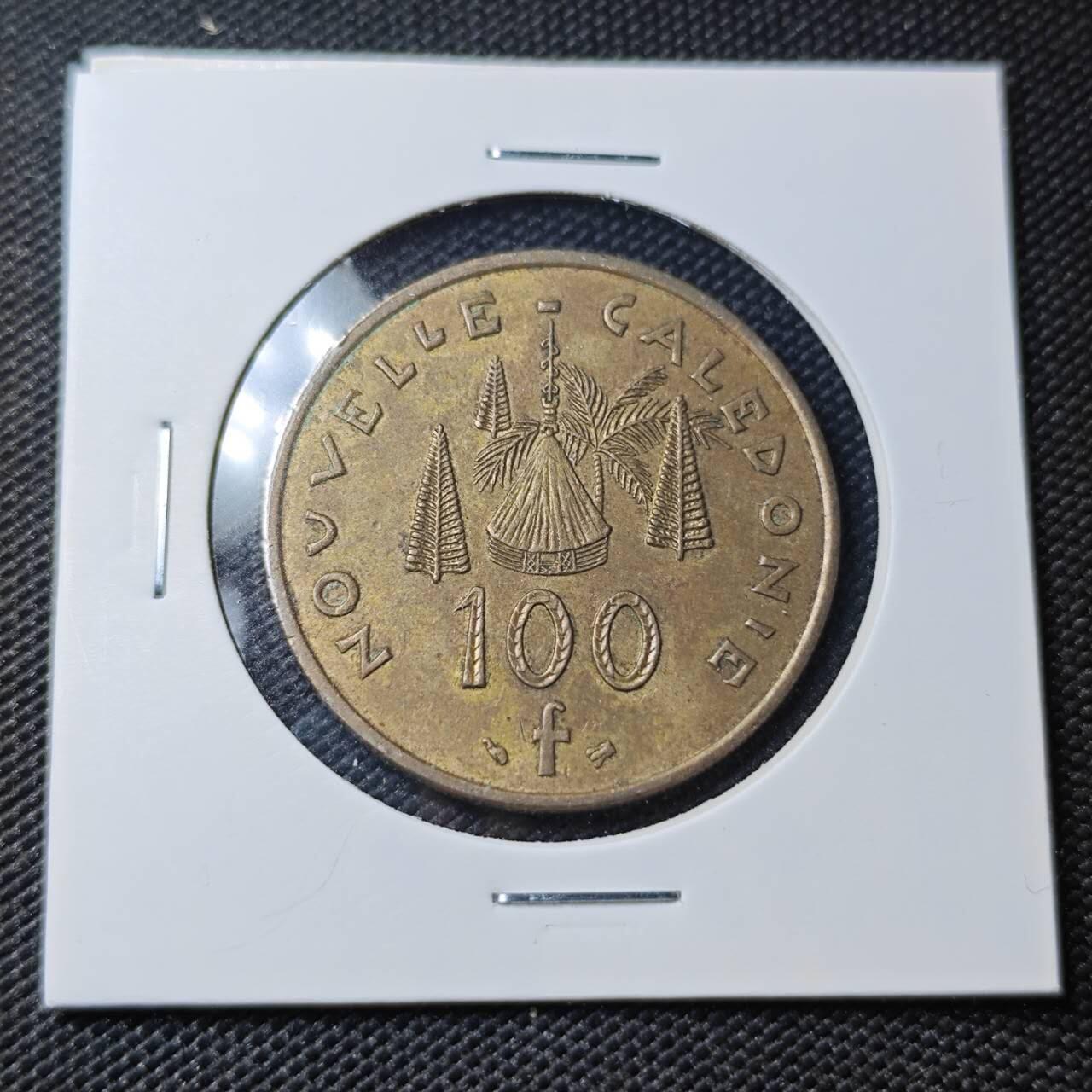 KK钱币收藏小铺 第382期  2月预留时间 周末发货   1997新喀里多尼亚100法郎