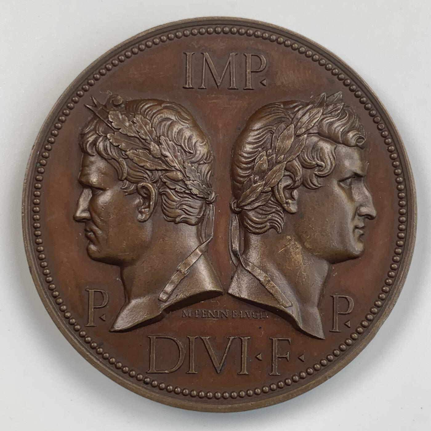 掌中浮雕-藏着的欧洲第046场 1844年法国第十二届科学大会纪念铜章，50mm