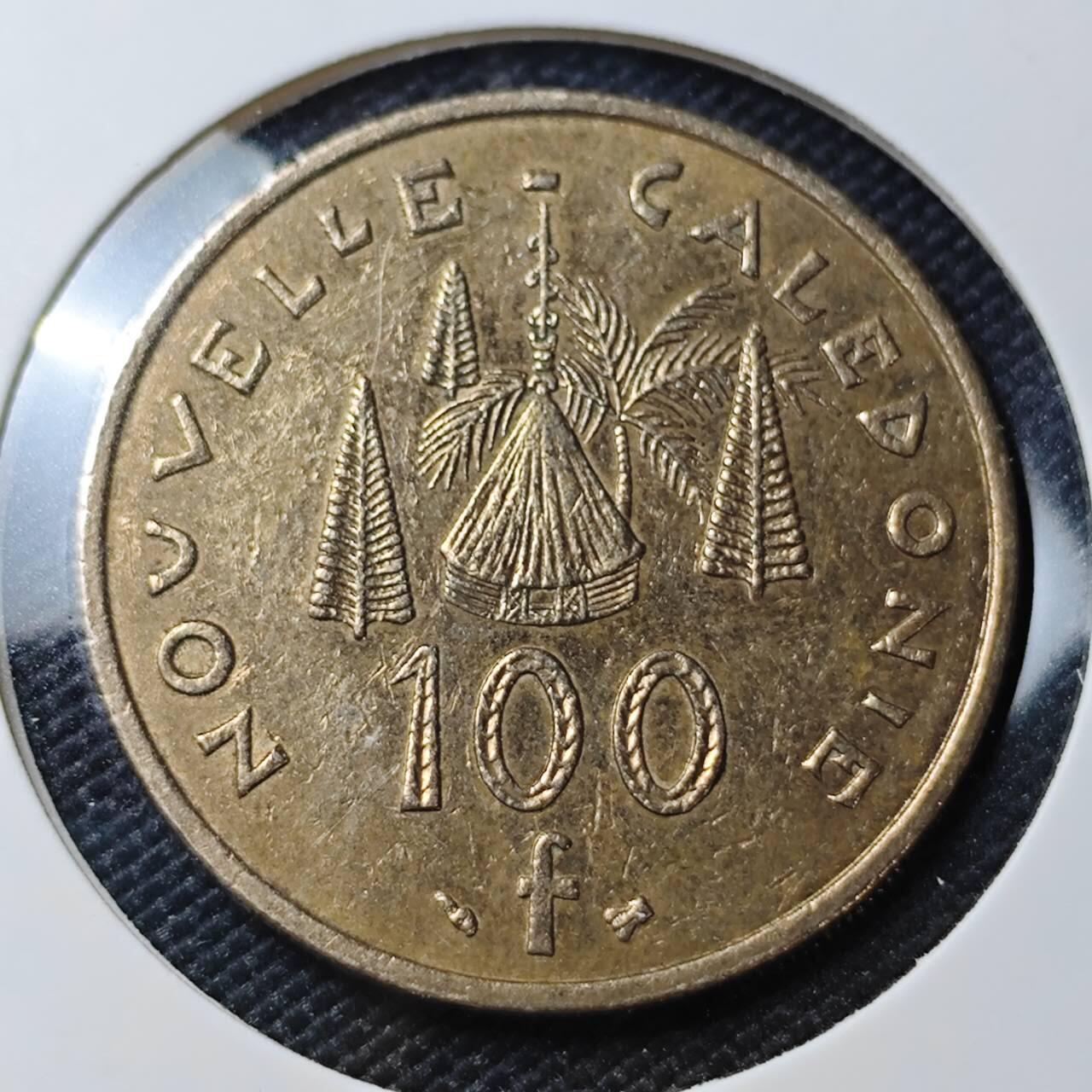 KK钱币收藏小铺 第382期  2月预留时间 周末发货 1999新喀里多尼亚100法郎