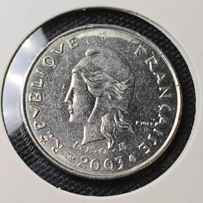 KK钱币收藏小铺 第382期  2月预留时间 周末发货 -  2003新喀里多尼亚10法郎