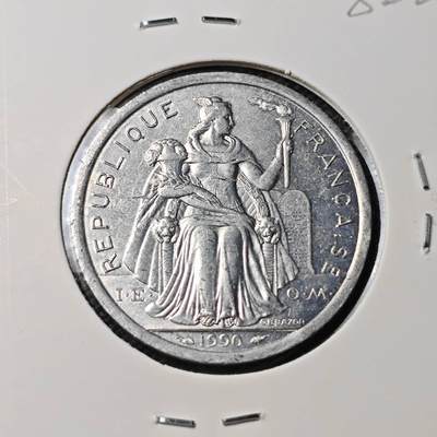 KK钱币收藏小铺 第382期  2月预留时间 周末发货 -  1990新喀里多尼亚2法郎