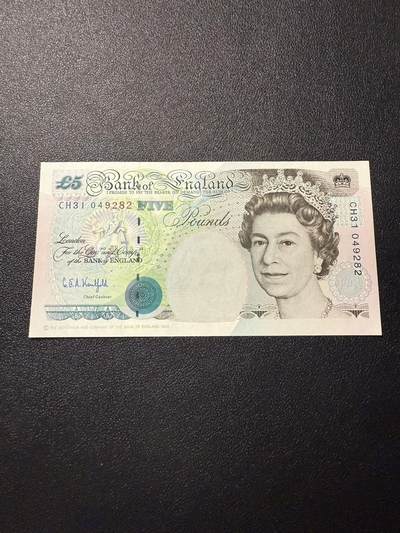 第14期 库存低价起拍 - 英国E序 5镑 全新unc- 282