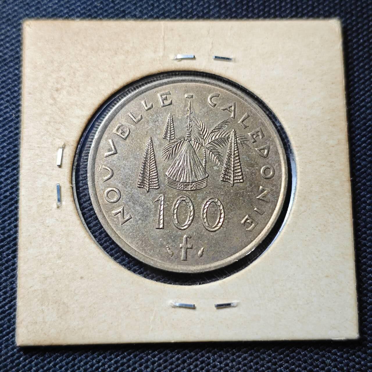 KK钱币收藏小铺 第382期  2月预留时间 周末发货 1967新喀里多尼亚100法郎