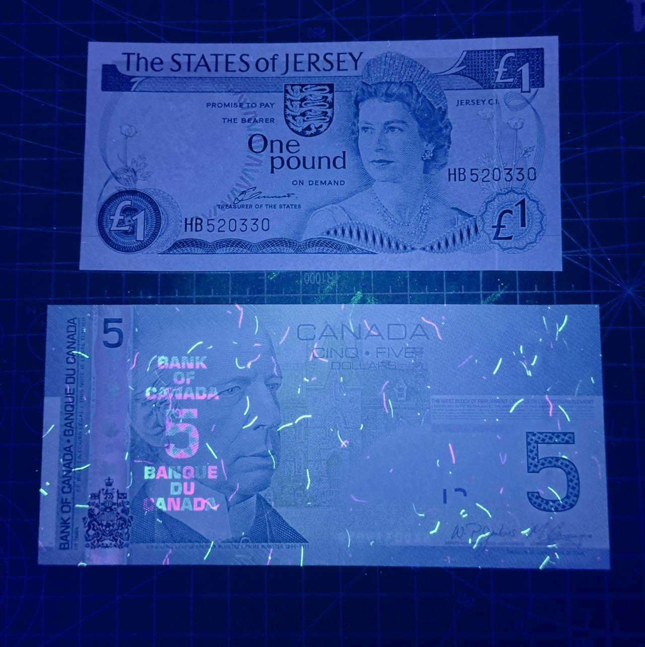 【礼羽收藏】🌏世界钱币拍卖第116期 泽西加拿大小面值两张无4.7尾8unc品相