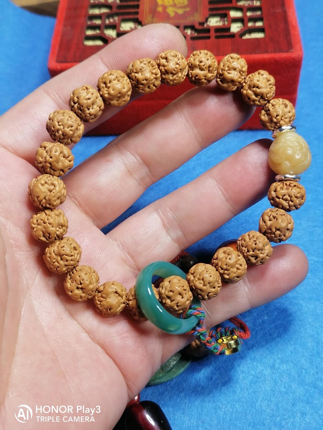 天然葫芦手工压花岁寒三友把件