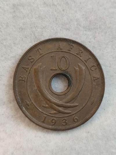 G&W世界散币，银币处理专场（第39场） - 英属东非1936年10分  铜币  爱德华八世