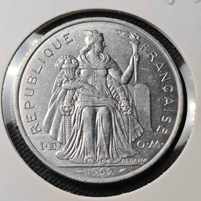KK钱币收藏小铺 第382期  2月预留时间 周末发货 - 1992新喀里多尼亚5法郎