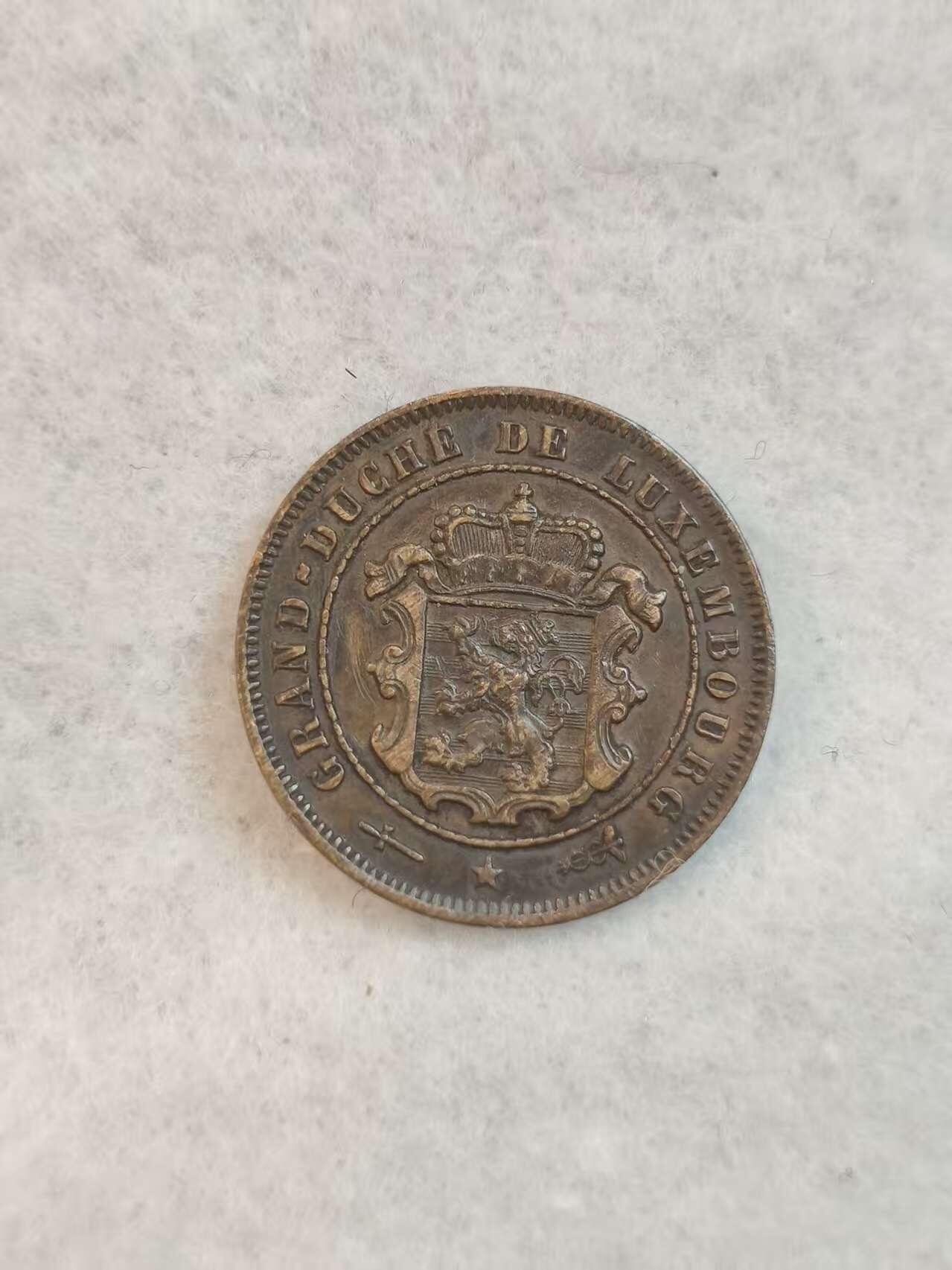 G&W世界散币，银币处理专场（第39场） 卢森堡大公国1901年2-1/2分 铜币