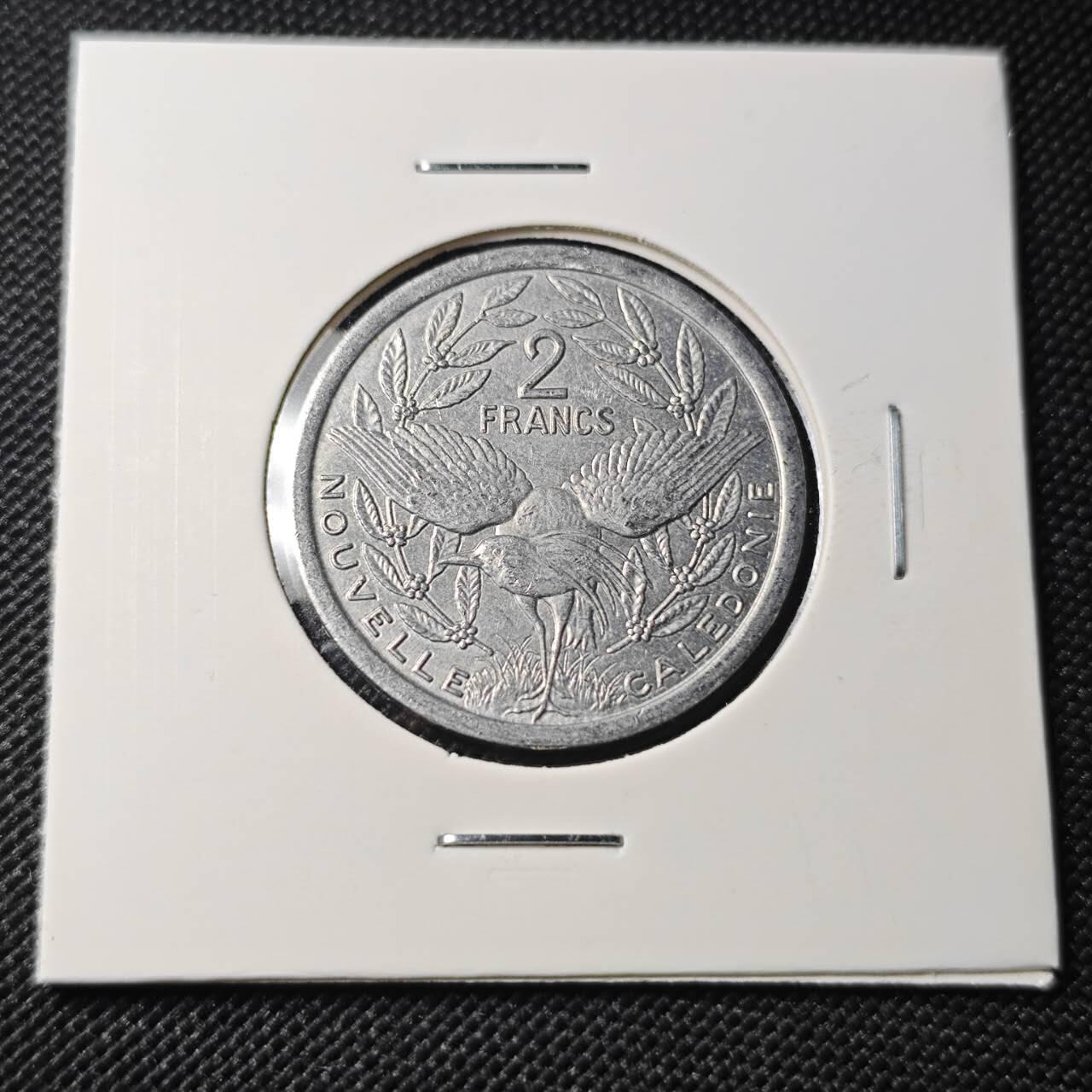 KK钱币收藏小铺 第382期  2月预留时间 周末发货  1996新喀里多尼亚2法郎