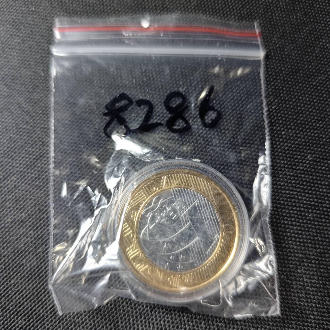 KK钱币收藏小铺 第382期  2月预留时间 周末发货  巴西1瑞尔双色币纪念币